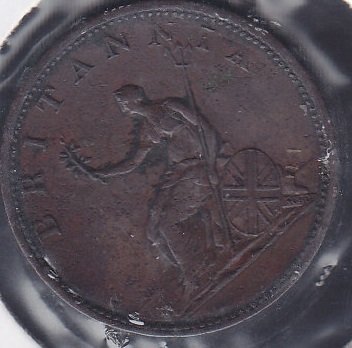 İNGİLTERE HALF PENNY 1806