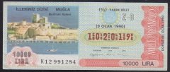 1990 9 OCAK YARIM BİLET Z  B SERİSİ