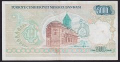 7.EMİSYON 1.TERTİP 5000 LİRA A11 772642 ÇÇT