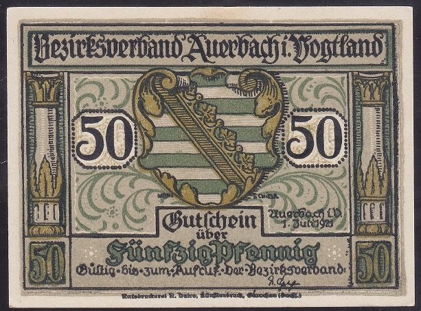 ALMANYA 50 PFENNİNG 1921 ÇİLALTI