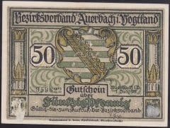 ALMANYA 50 PFENNİNG 1921 ÇİLALTI