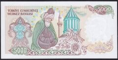 7.Emisyon 2.Tertip 5000 Lira C31 428397 Çil