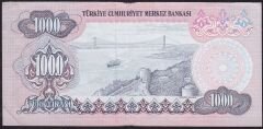6.Emisyon 3.Tertip 1000 Lira F83 819820 Çok Temiz