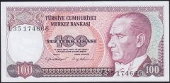 7.Emisyon 2.Tertip 100 Lira E35 174666 Çilaltı Çil