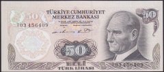 6.EMİSYON 1.TERTİP 50 LİRA I03 456409 ÇİLATI ÇİL