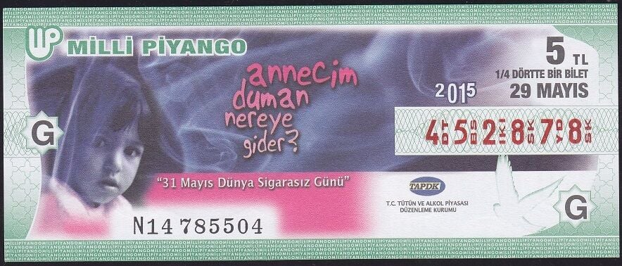 2015 29 Mayıs Çeyrek Bilet - G Serisi