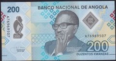 Angola 200 Kwanzas 2020 Çil Polymer