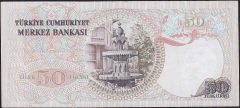 6.Emisyon 1.Tertip 50 Lira H23 129547 Çok Temiz+