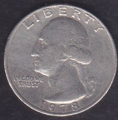 AMERİKA ÇEYREK DOLAR 1978