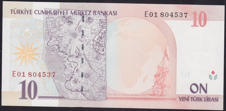 8.EMİSYON 10 YTL E01 804537 ÇİL