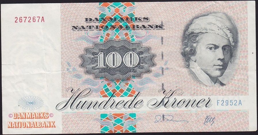 Danimarka 100 Kroner 1995 Çok Temiz+ Pick 55e