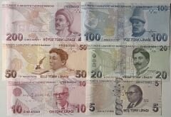 9.Emisyon Kağıt Para Seti Çil