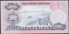 6.Emisyon 3.Tertip 1000 Lira F76 420620 Çilaltı