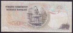 6.EMİSYON 2.TERTİP 50 LİRA I89 137269 ÇOK TEMİZ +