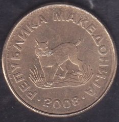 Kuzey Makedonya 5 Denar 2008