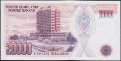 7.Emisyon 1.Tertip 20000 Lira D19 661293 Çil