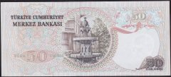 6.Emisyon 1.Tertip 50 Lira H22 136836 Çilaltı Çil