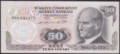 6.EMİSYON 1.TERTİP 50 LİRA H88 041473 ÇÇT ÇİLALTI
