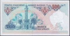 7.Emisyon 1.Tertip 500 Lira A61 651290 Çilaltı Çil