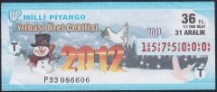 2011 31 ARALIK TAM BİLET T SERİSİ