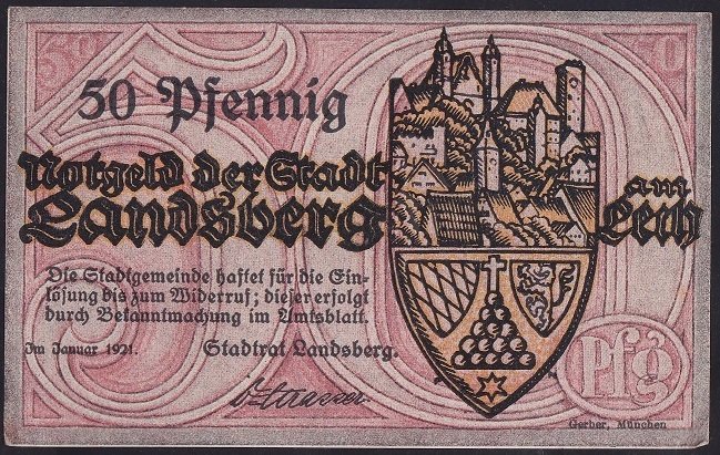 ALMANYA 50 PFENNİNG 1921 ÇİL