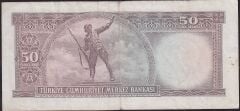 5.Emisyon 7.Tertip 50 Lira V27 015574 Çok Temiz