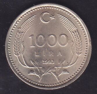 1993 Yılı 1000 Lira