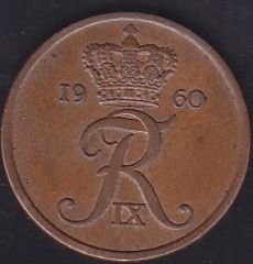Danimarka 5 Öre 1960