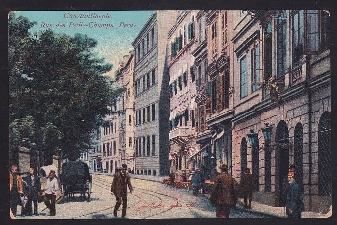 İSTANBUL TEPEBAŞI CADDESİ PERA - KARTPOSTAL