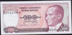 7.Emisyon 2.Tertip 100 Lira E27 617904 Ççt
