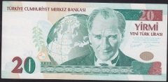 8.EMİSYON 20 YTL C01 657110 ÇİLALTI (DÜZLENMİŞ - KATI BELİRGİN DEĞİL)