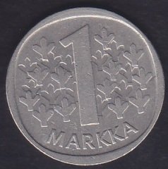 FİNLANDİYA 1 MARKKA 1988