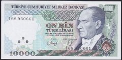 7.EMİSYON 4.TERTİP 10000 LİRA I68 930661 ÇİL