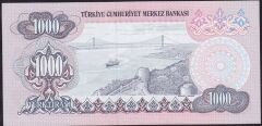 6.Emisyon 3.Tertip 1000 Lira F14 881556 Çilaltı