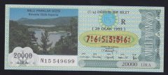 1993 29 OCAK ÇEYREK BİLET ISPARTA