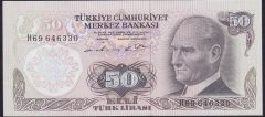 6.EMİSYON 1.TERTİP 50 LİRA H69 646330 ÇİLALTI