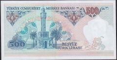 7.Emisyon 1.Tertip 500 Lira A38 711153 Çil