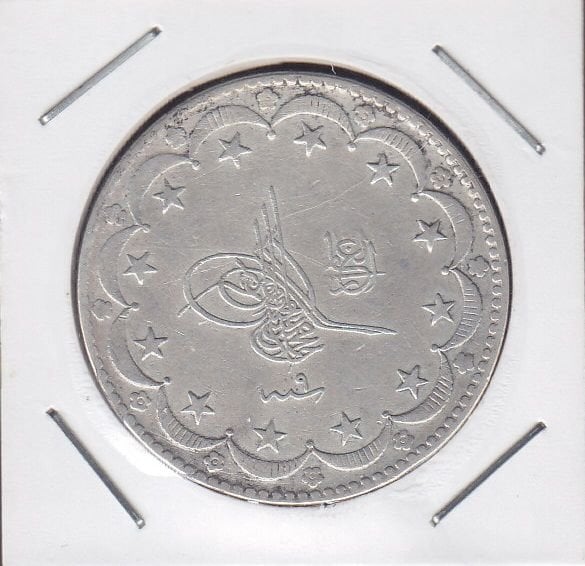 1327/9 Reşat 20 Kuruş Gümüş