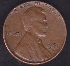 Amerika 1 Cent 1961 D
