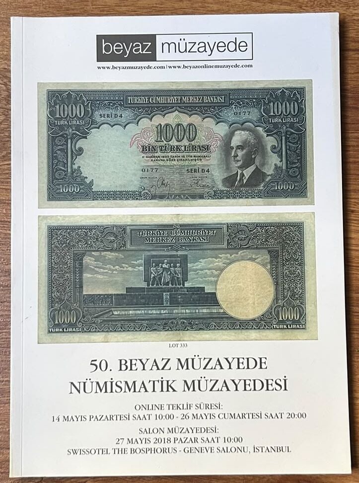 Beyaz Müzayede Kataloğu 14 Mayıs 2018 Resimli ve Anlatımlı 190 Sayfa