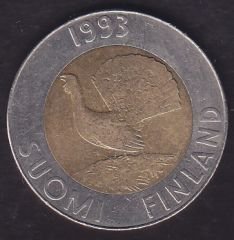 Finlandiya 10 Markkaa 1993