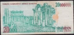 7.Emisyon 20 000 000 Lira B25 305349 Çok Temiz