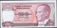 7.Emisyon 2.Tertip 100 Lira E20 497855 Çilaltı Çil