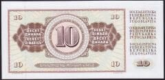 Yugoslavya 10 Dinar 1978 Çil