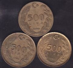 1989-90-91 Yılı 500 Lira