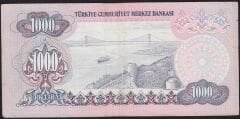6.Emisyon 2.Tertip 1000 Lira E14 445257 Temiz