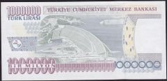 7.Emisyon 3.Tertip 1 000 000 Lira T02 093555 Çil