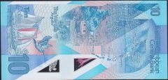 Karayipler 10 Dolar 2019 Çil Polimer Kraliçe Pick 57