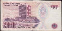 7.Emisyon 1.Tertip 20000 Lira C81 573077 Çok Temiz