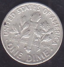 AMERİKA 1 DIME 1956 GÜMÜŞ